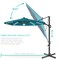 Best Choice Products 10ft 360-Degree Solar LED Lit Cantilever Patio Umbrella, Outdoor Hanging Shade